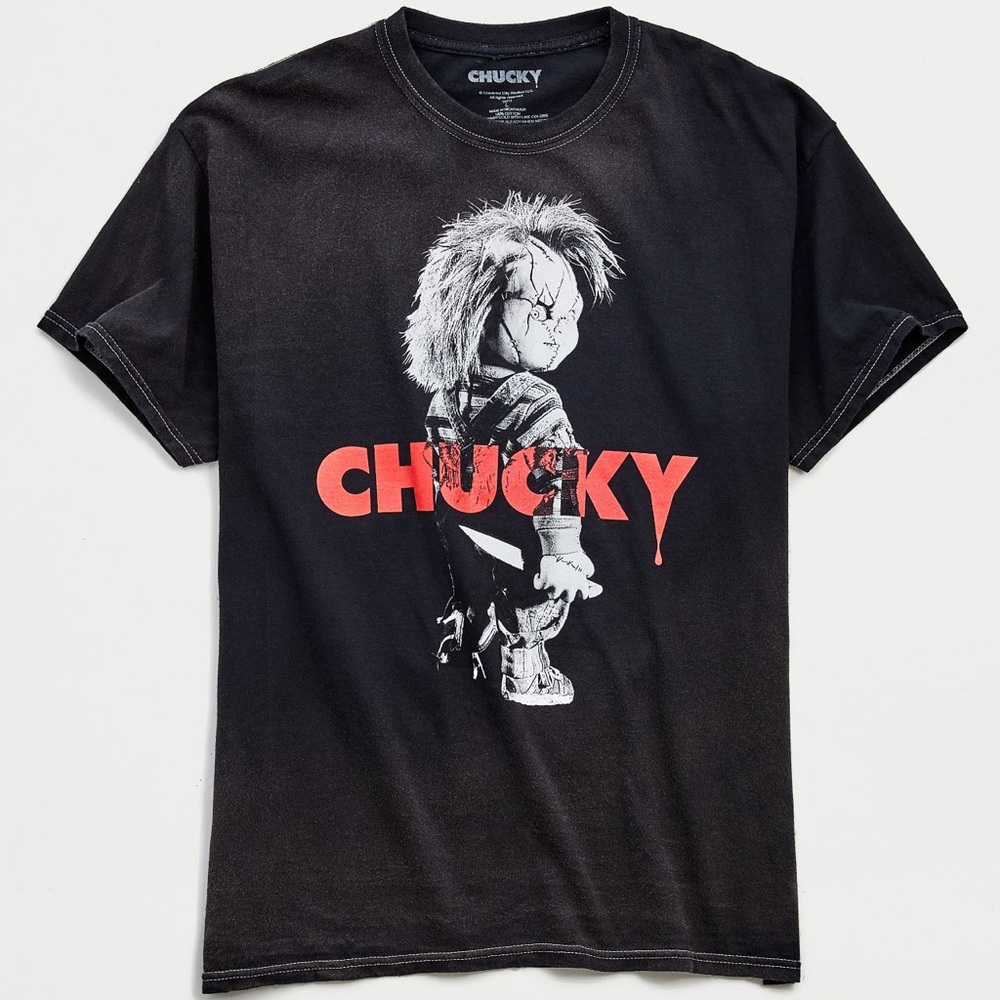 UO Chucky Graphic Wanna Play Tee Shirt